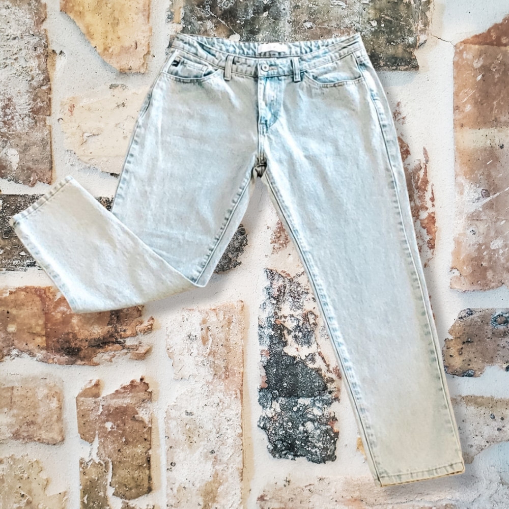 KanCan High Rise Cropped Ankle Jeans